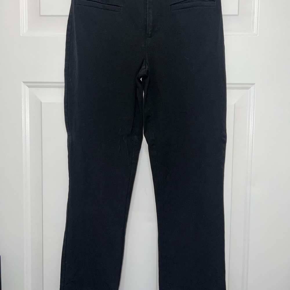 Maeve Anthropologie Pants Womens 0 Black Crop‎ Trousers Career Straight Leg Work
